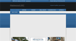 Desktop Screenshot of maplewoodumc.org